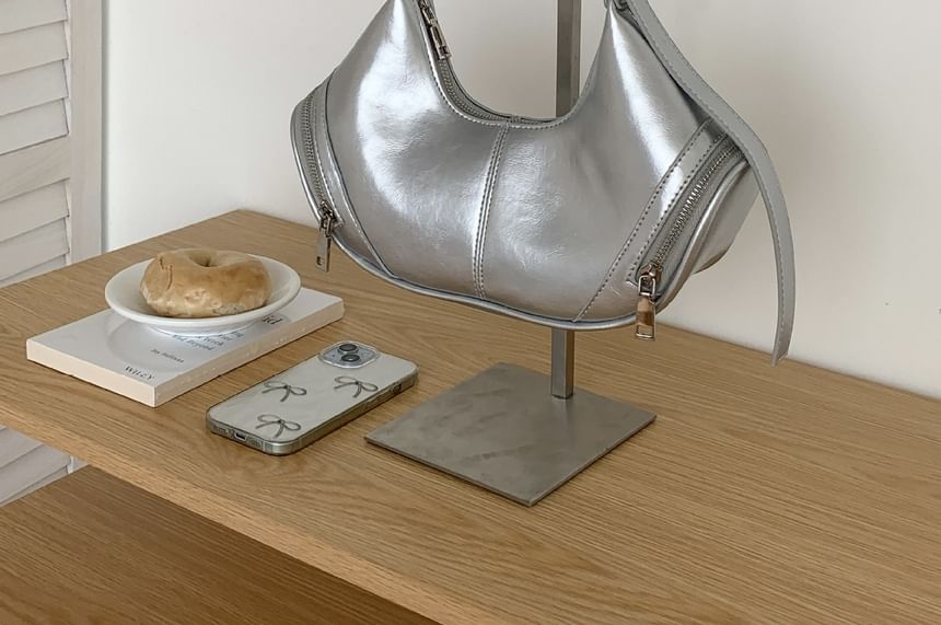 Denim Shoulder Bag Multi-Pocket