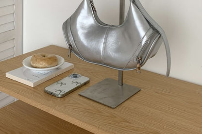 Denim Shoulder Bag Multi-Pocket