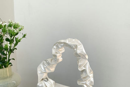 Shoulder Ruched Drawstring Bag