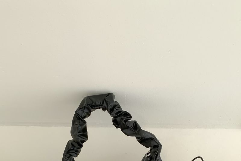 Shoulder Ruched Drawstring Bag