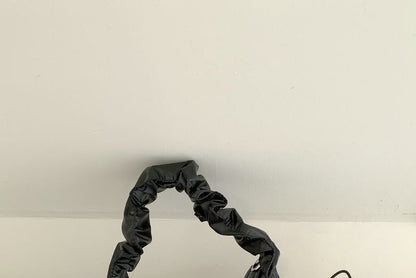 Shoulder Ruched Drawstring Bag