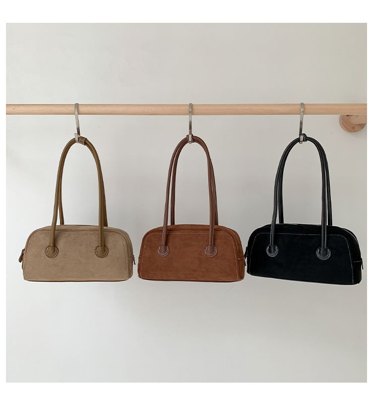 Faux Shoulder Bag Suede