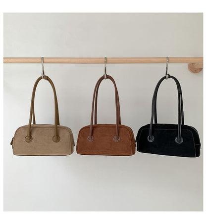 Faux Shoulder Bag Suede