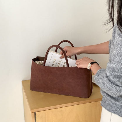 Tote Faux Bag Suede