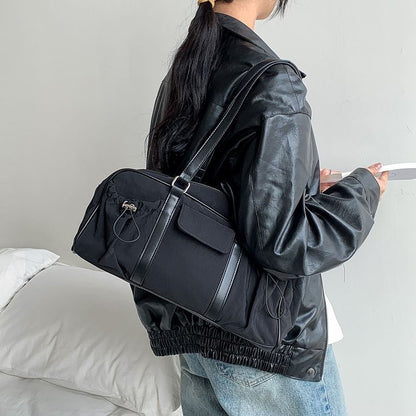 Multi-Pocket Bag Tote Drawstring