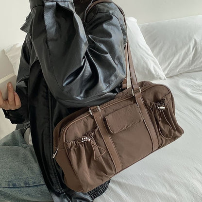 Multi-Pocket Bag Tote Drawstring