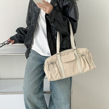 Multi-Pocket Bag Tote Drawstring