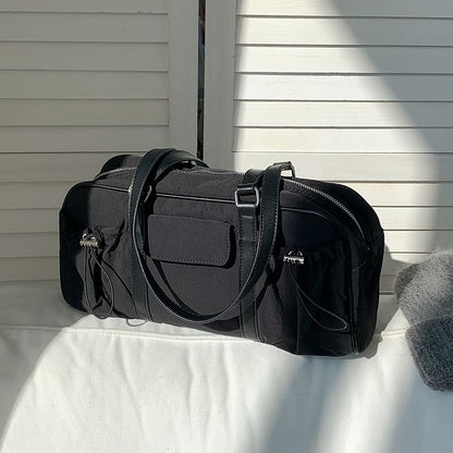 Multi-Pocket Bag Tote Drawstring