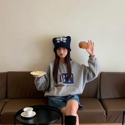 Butterfly Beanie Knit