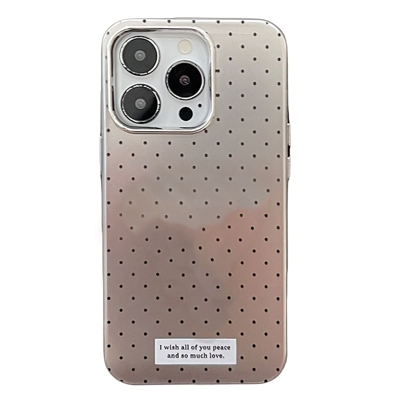 Phone Dot Case Polka