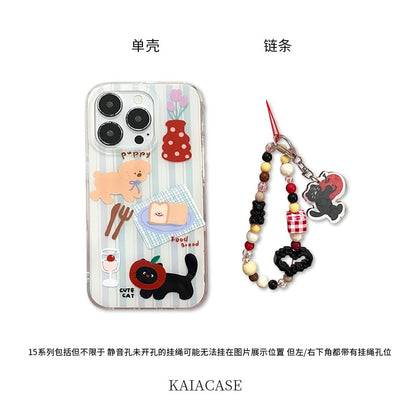 Case / Animal Strap Set Phone