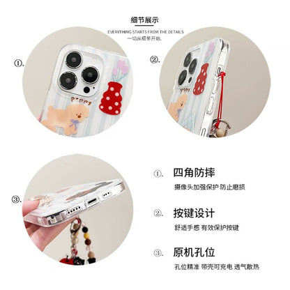 Case / Animal Strap Set Phone