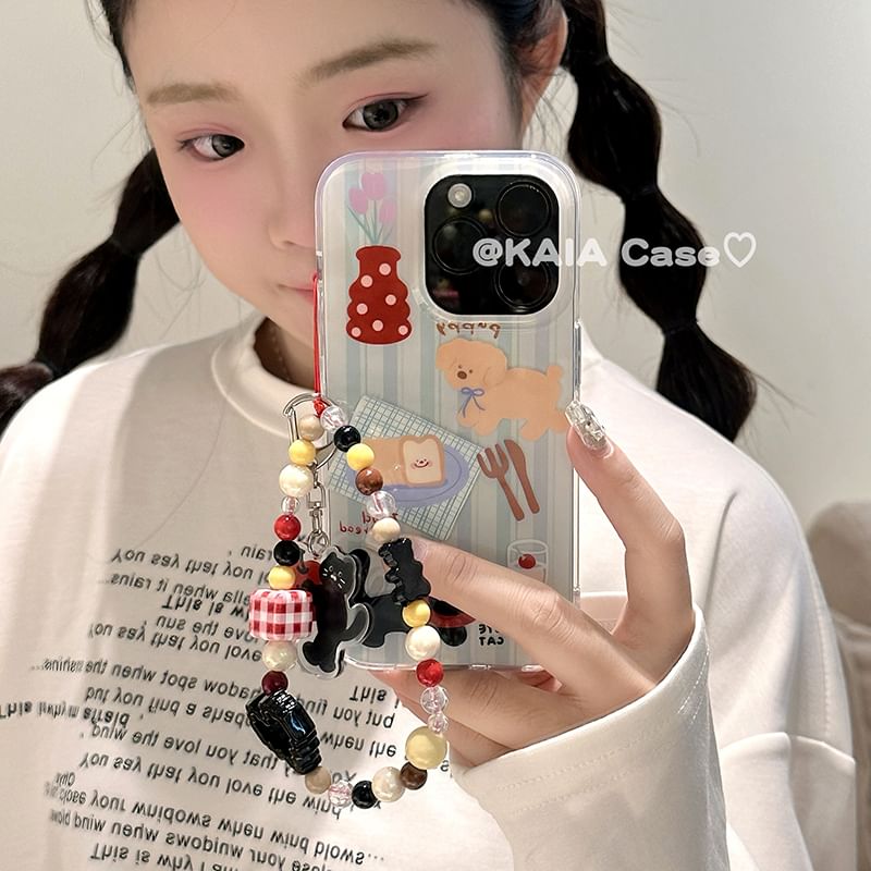 Case / Animal Strap Set Phone