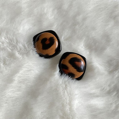 Leopard Acrylic Earring