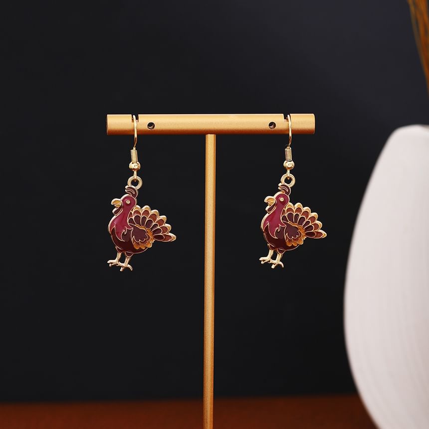 Thanksgiving Glaze Drop Earring