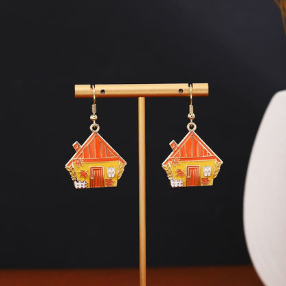 Thanksgiving Glaze Drop Earring