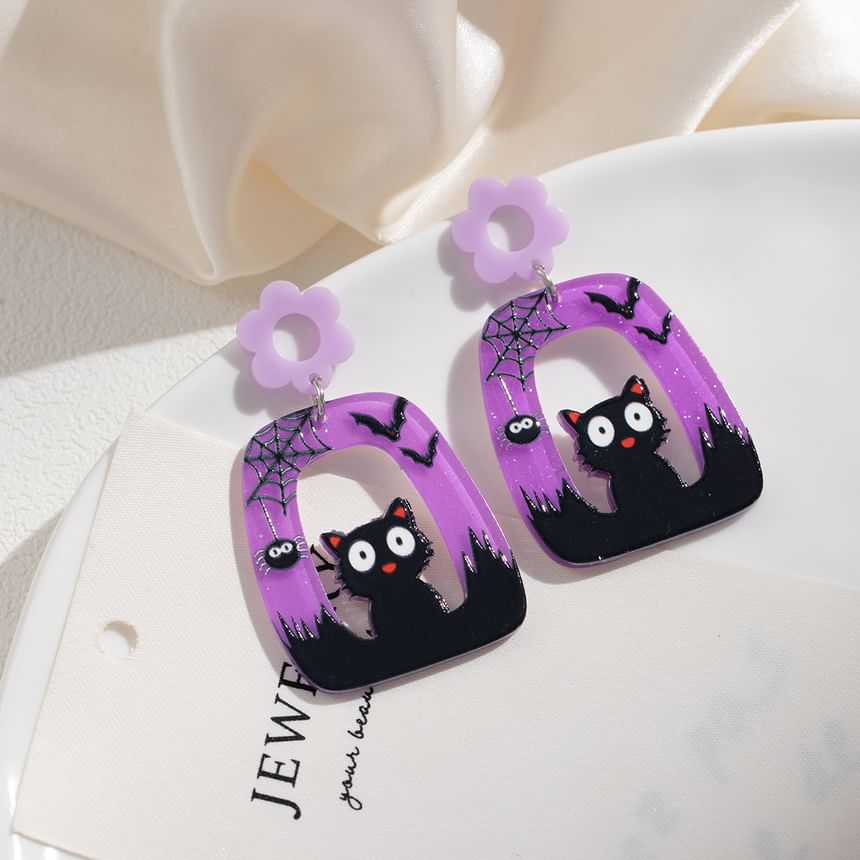 Halloween Acrylic Drop Earring