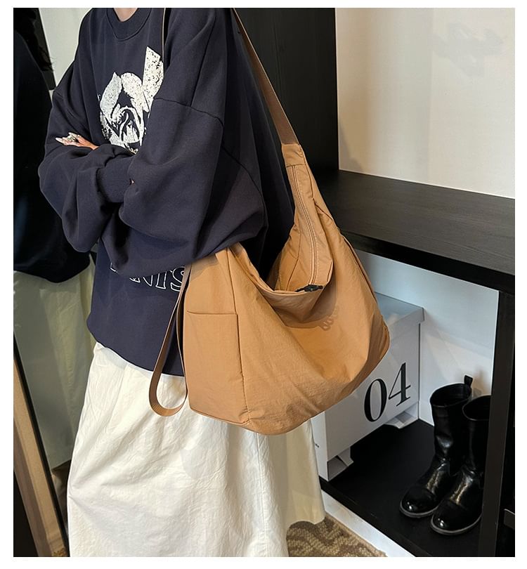 Crossbody Plain Bag Nylon