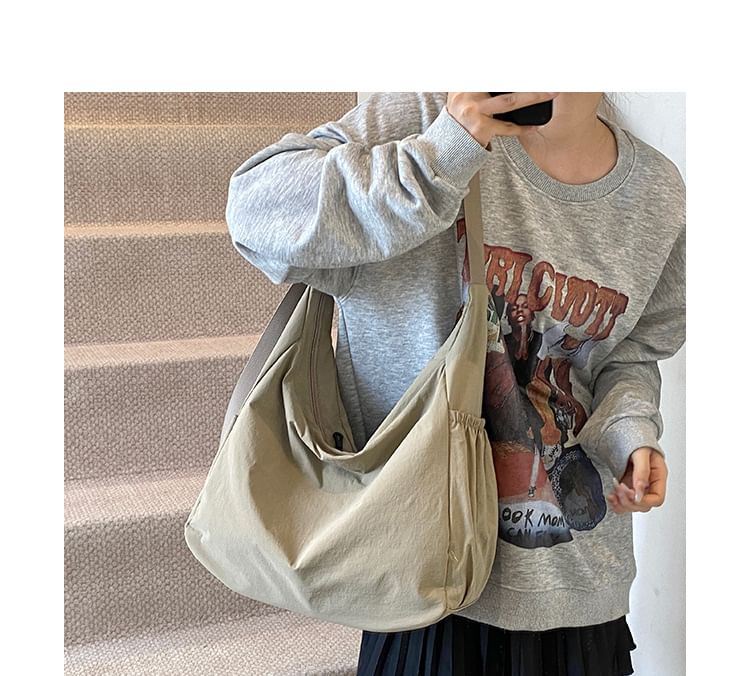 Crossbody Plain Bag Nylon