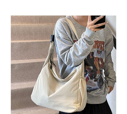 Crossbody Plain Bag Nylon