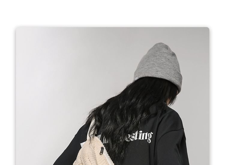 Plain Bag Belt Corduroy