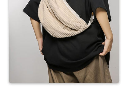 Plain Bag Belt Corduroy