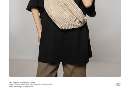 Plain Bag Belt Corduroy