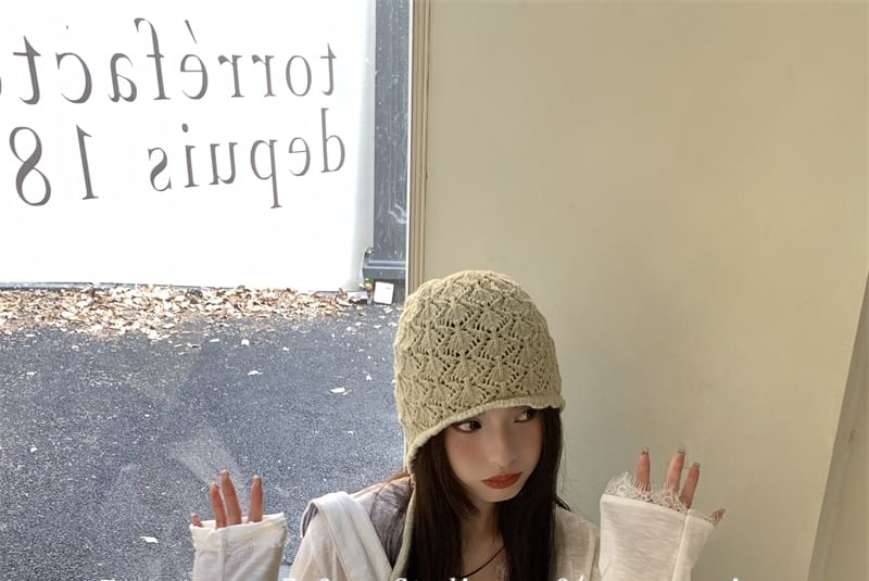 Plain Beanie Crochet Knit