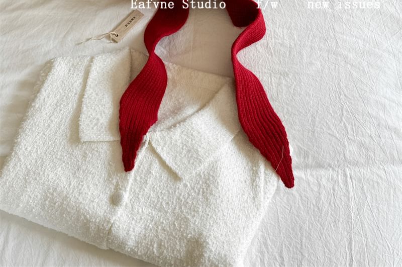 Hat Plain Knit Bonnet