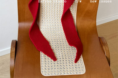 Hat Plain Knit Bonnet