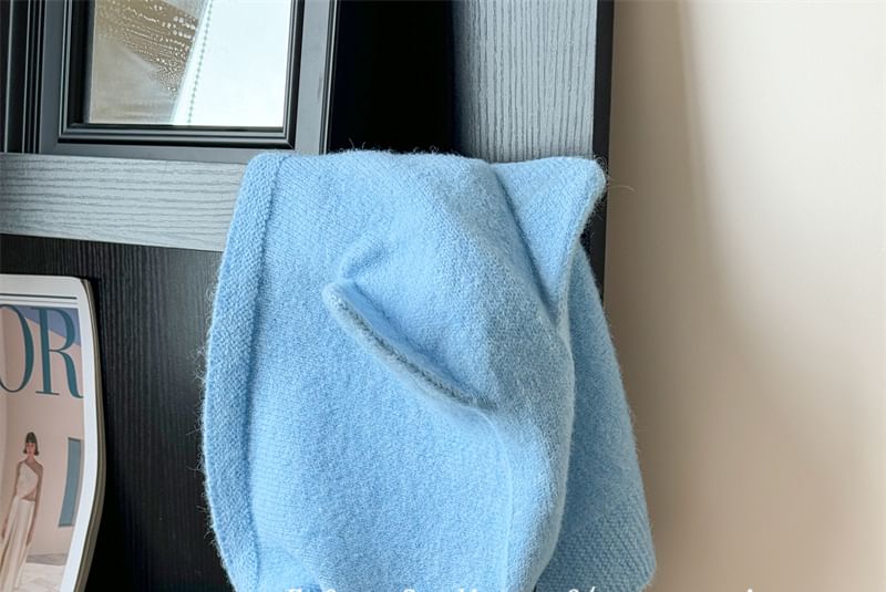 Hat Bonnet Cat Knit Ear