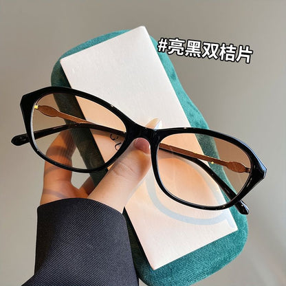 Frame Sunglasses Oval Glitter