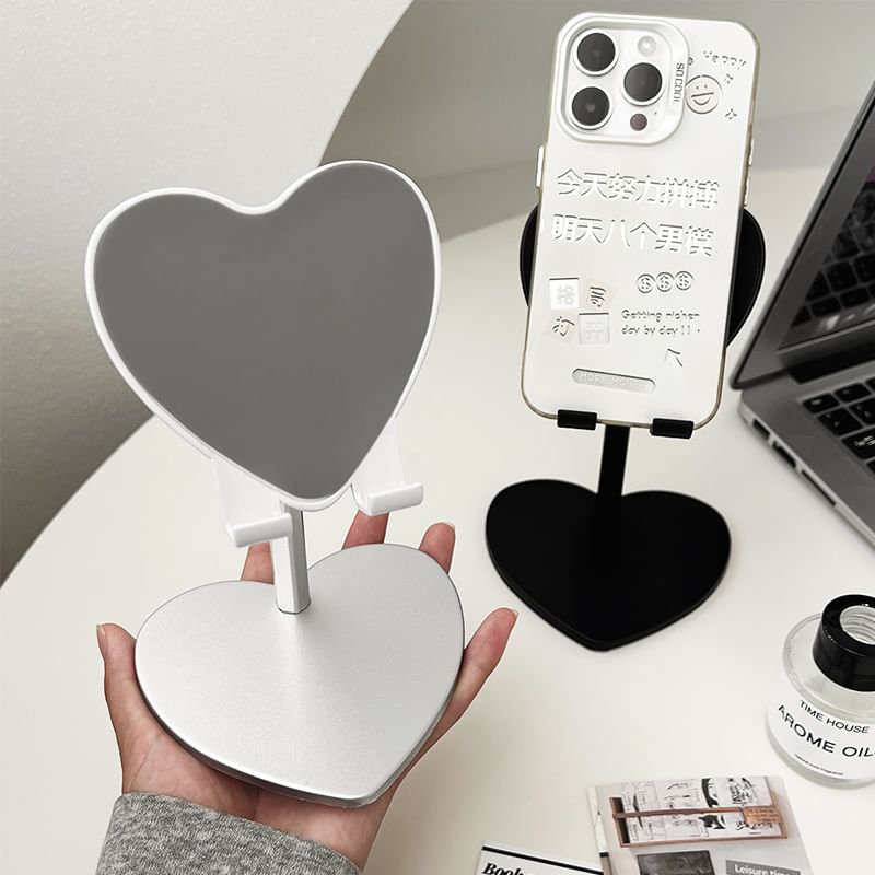 Heart Retractable Plastic Desktop Phone Stand