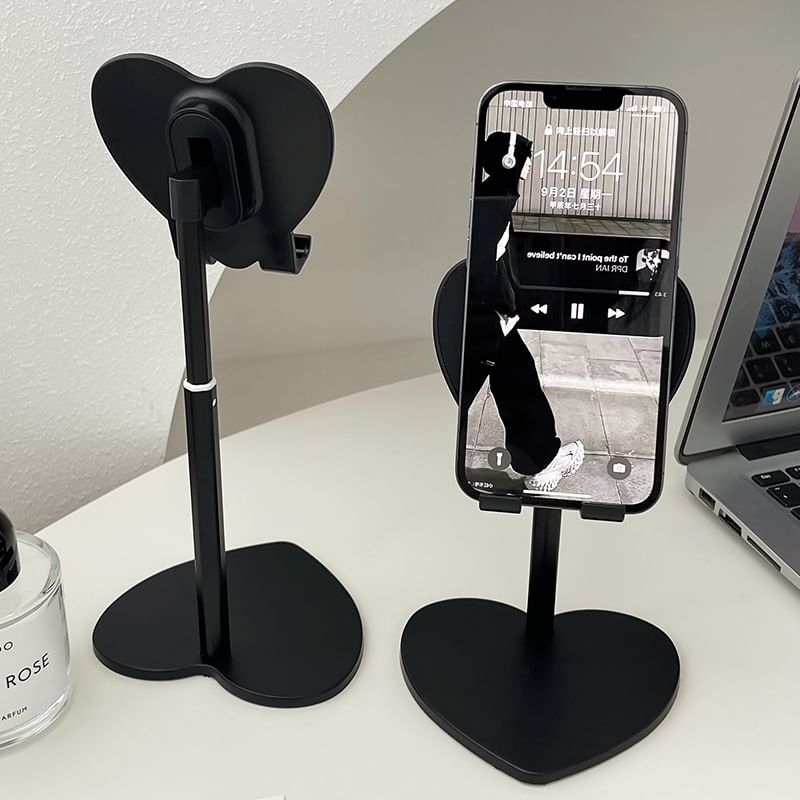Heart Retractable Plastic Desktop Phone Stand