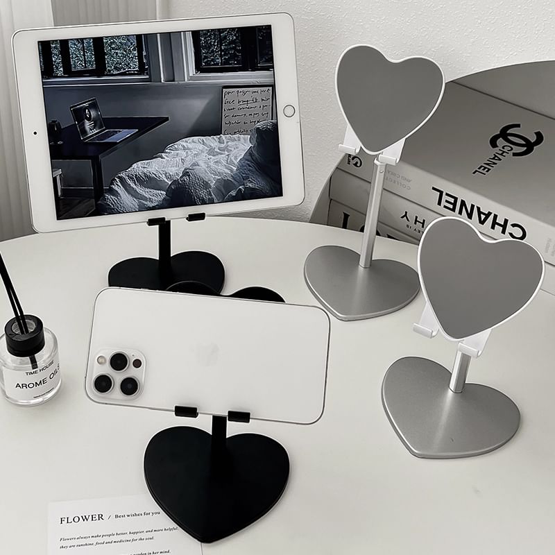 Heart Retractable Plastic Desktop Phone Stand