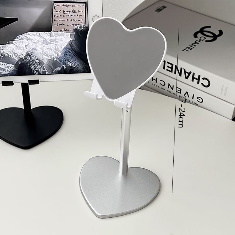 Heart Retractable Plastic Desktop Phone Stand