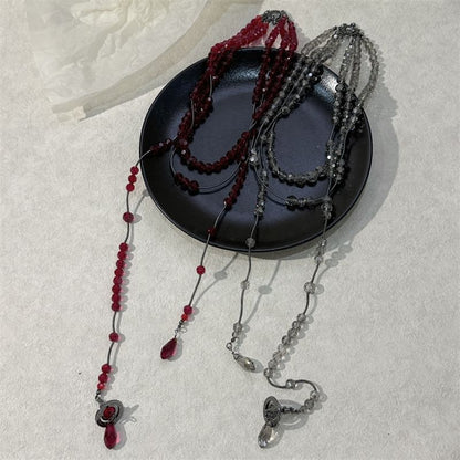 Necklace Layered Beaded