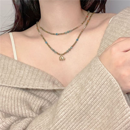 / Elephant Beaded Necklace