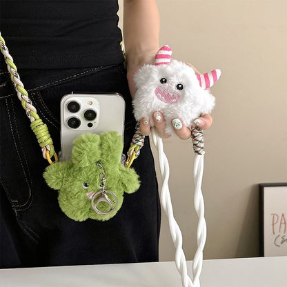 Monster Phone Clip Lanyard Plush On