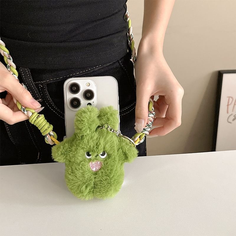 Monster Phone Clip Lanyard Plush On