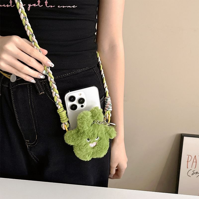 Monster Phone Clip Lanyard Plush On