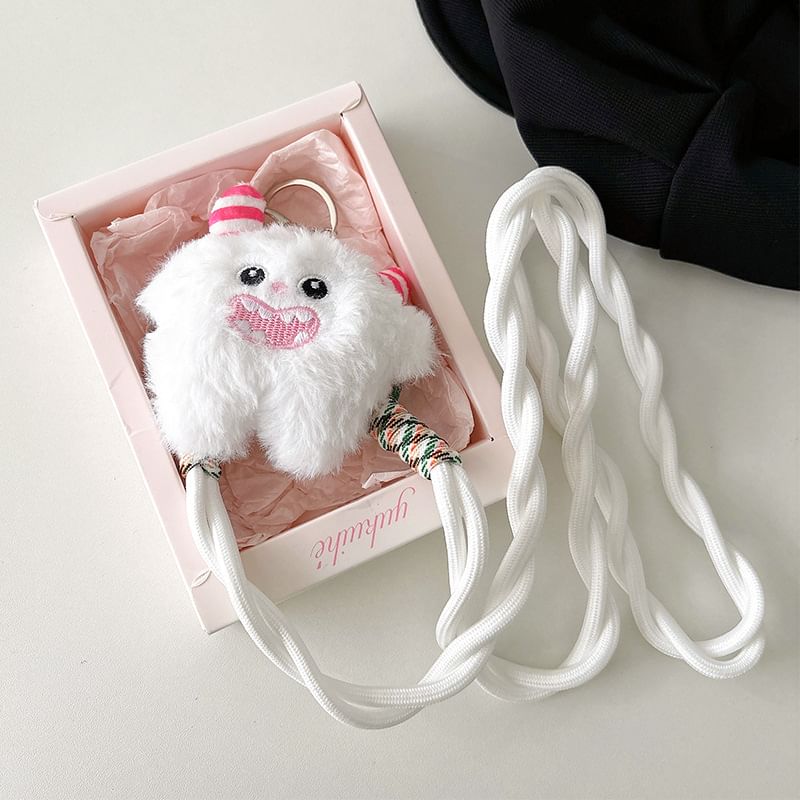 Monster Phone Clip Lanyard Plush On