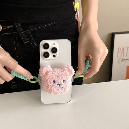 Cartoon On Clip Plush Lanyard Phone