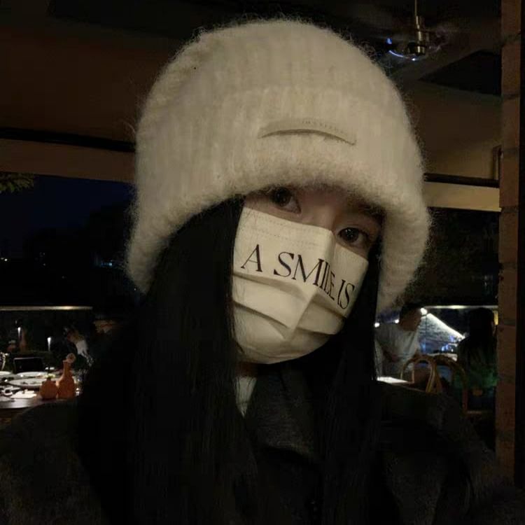 Knit Beanie Ribbed Plain / Applique