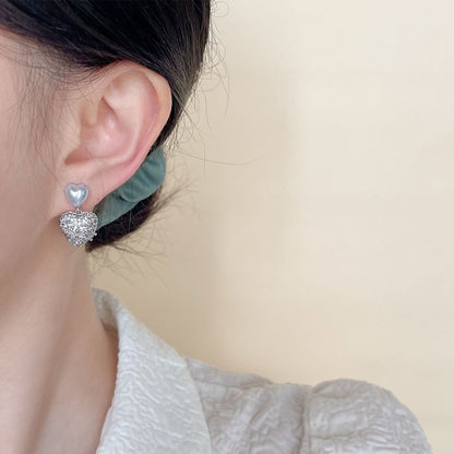 Clip-On / Earring Drop Heart