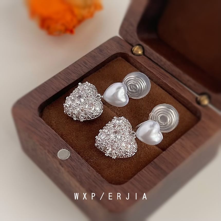 Clip-On / Earring Drop Heart