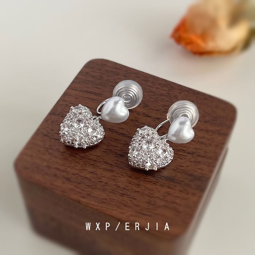 Clip-On / Earring Drop Heart