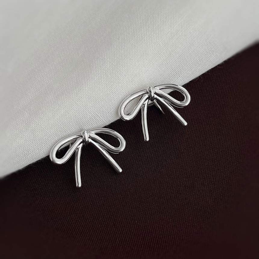 Clip-On Bow Earring