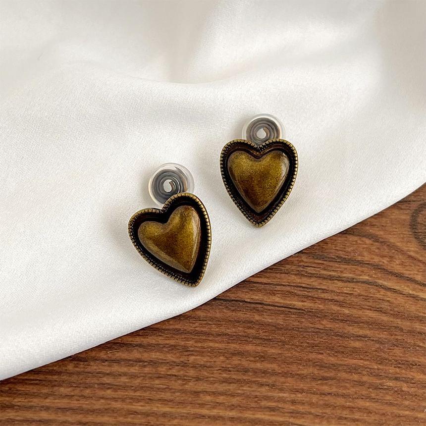 Clip-On Earring / Stud Heart
