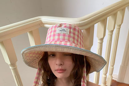 Gingham Boonie Hat